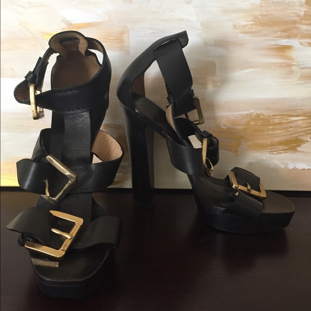 Michael Kors Platform Buckle Heels